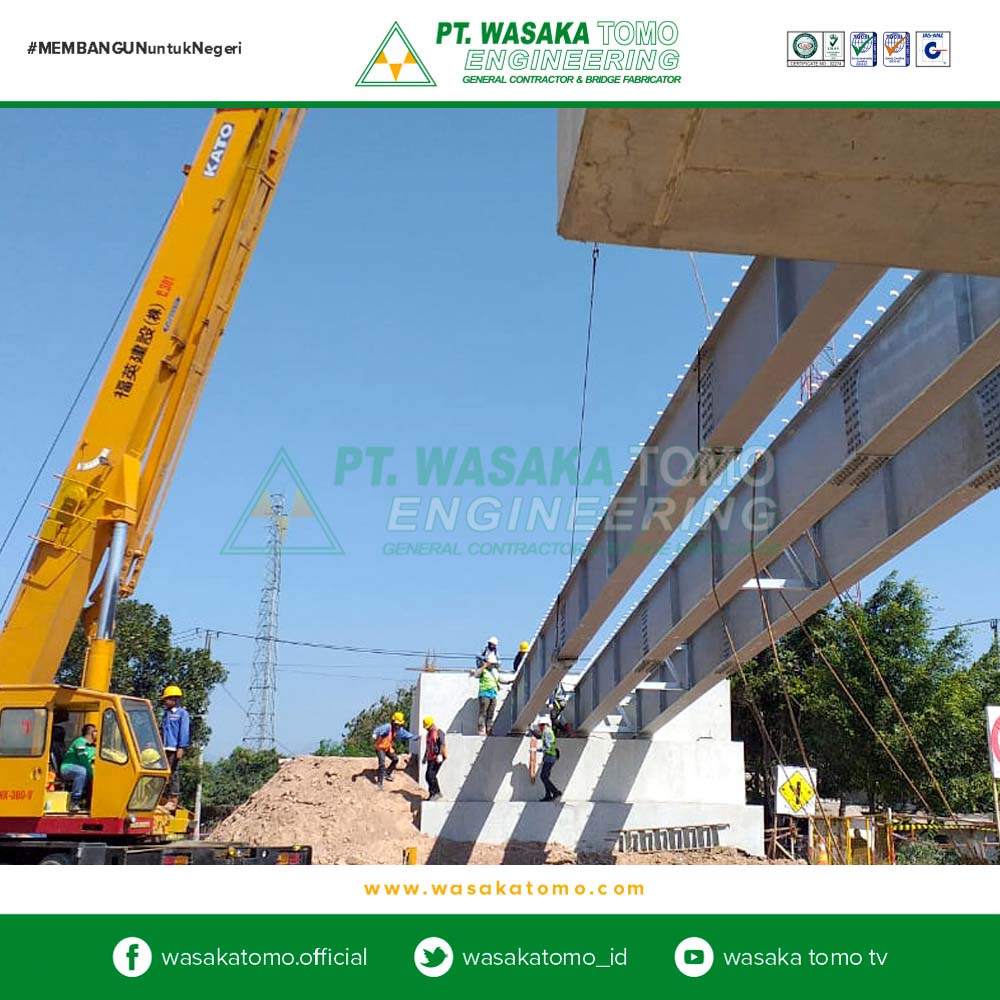 Jembatan Rangka Baja, Fly Over DK 139 - Kereta Cepat Bandung Jakarta | Kontraktor Jembatan | Fabrikator Jembatan