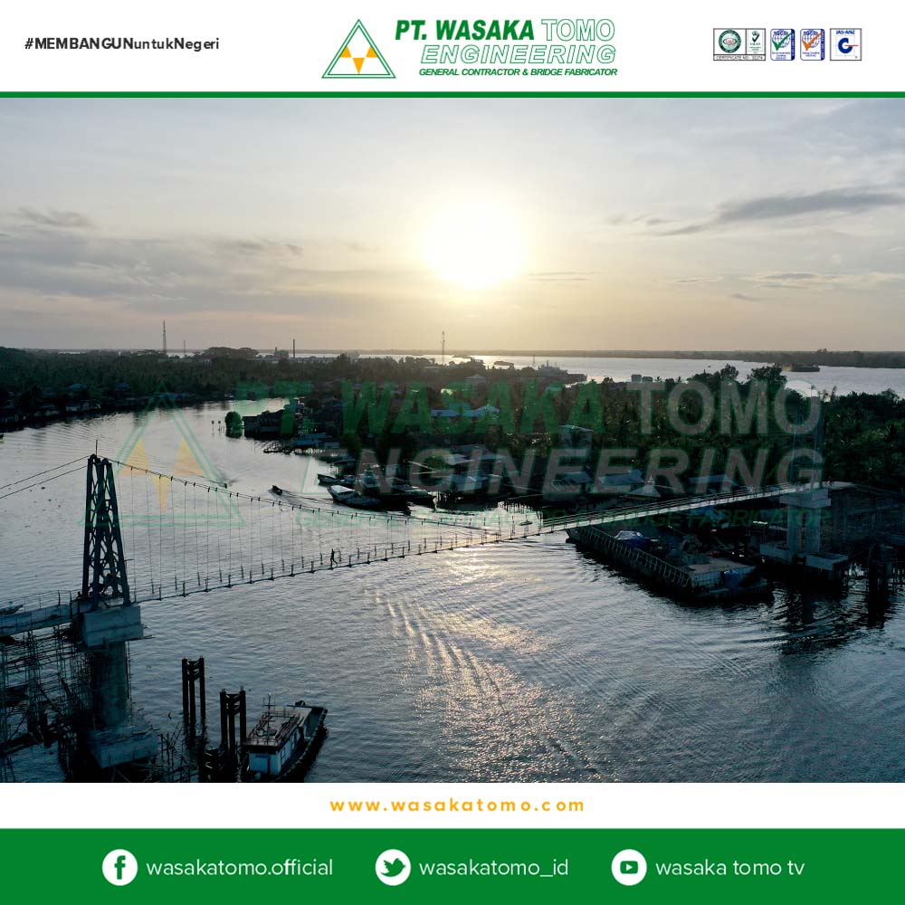 wasaka tomo engineering | fabrikator jembatan | kontraktor jembatan | jembatan rangka baja | jembatan panel bailey