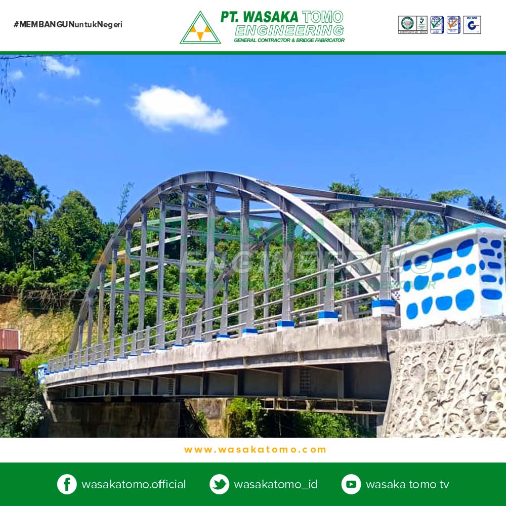 Jembatan Rangka Pelengkung 42 Meter